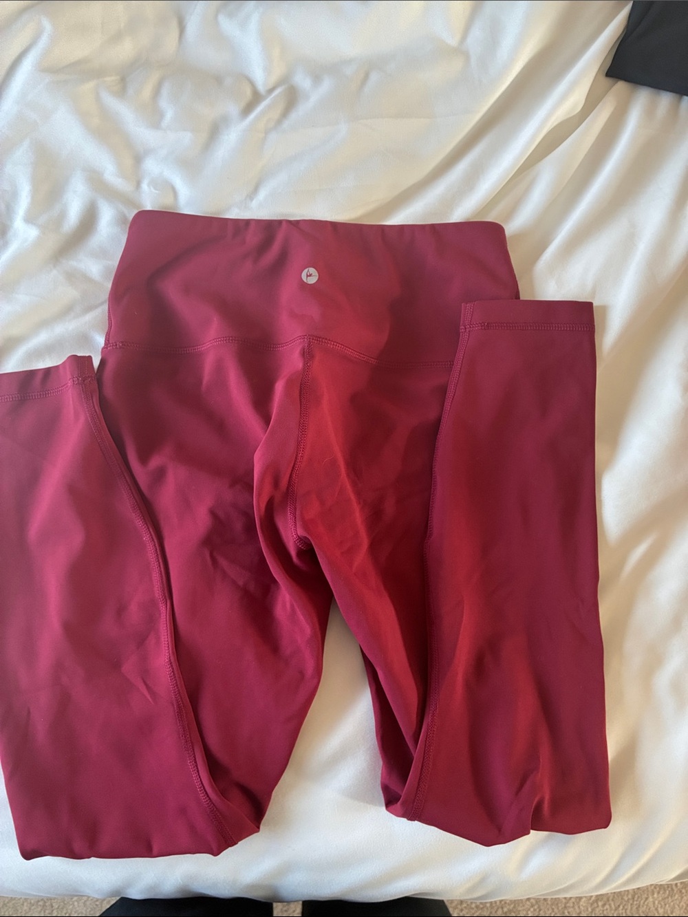 90 Degree By Reflex Burgundy Kids Performance Leggings